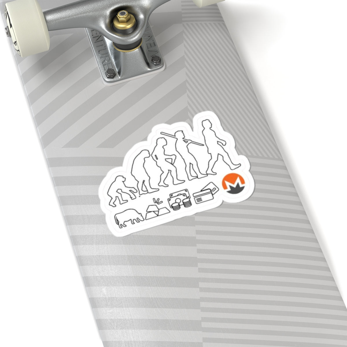 "Evolution Of Money" Sticker