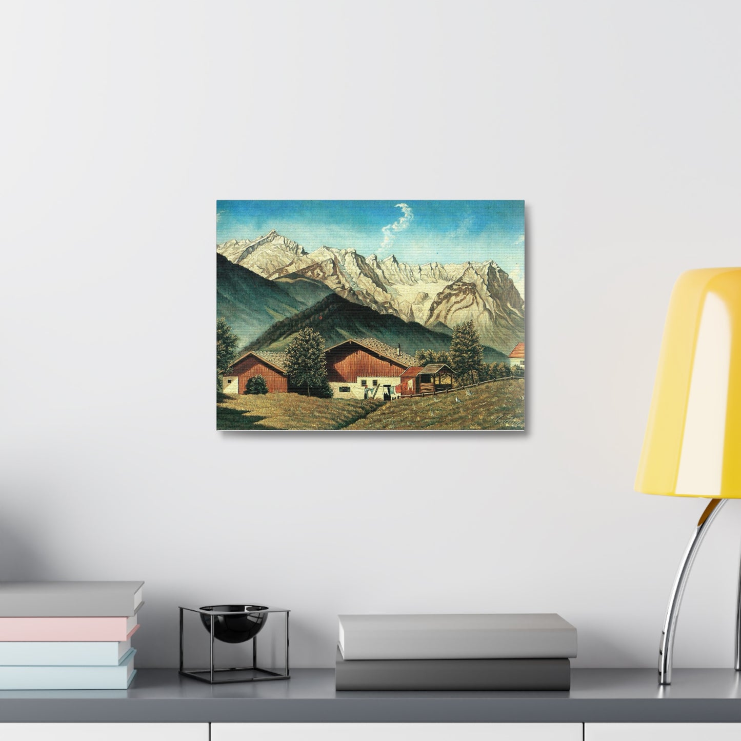 'Alpenhof, oil on board' Painting by Adolf Hitler 1926