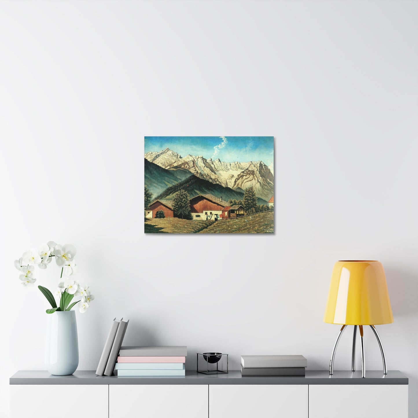 'Alpenhof, oil on board' Painting by Adolf Hitler 1926