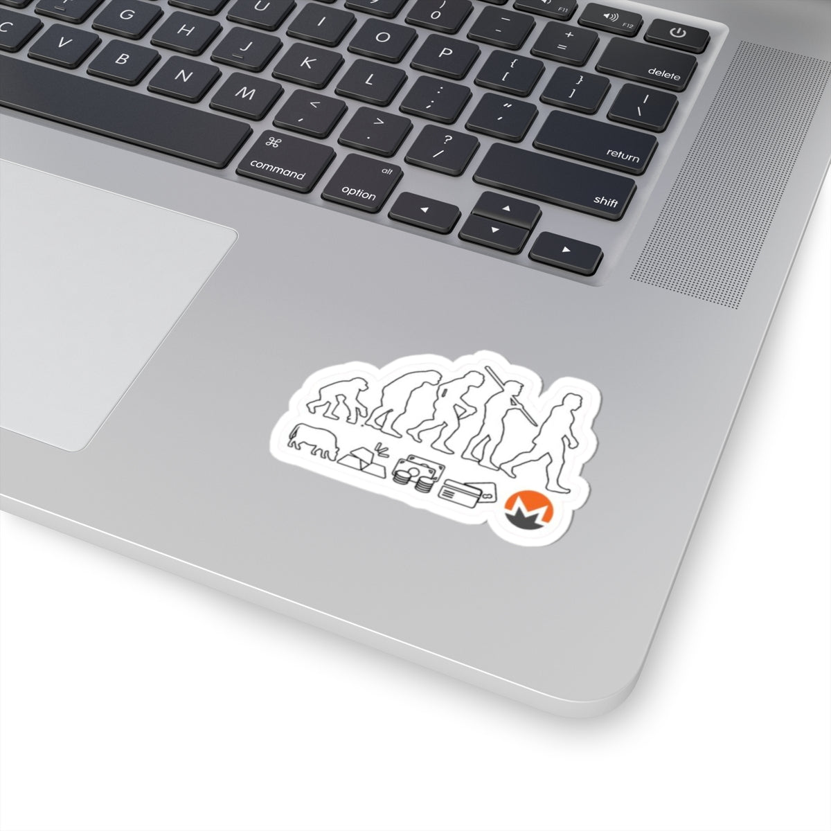 "Evolution Of Money" Sticker