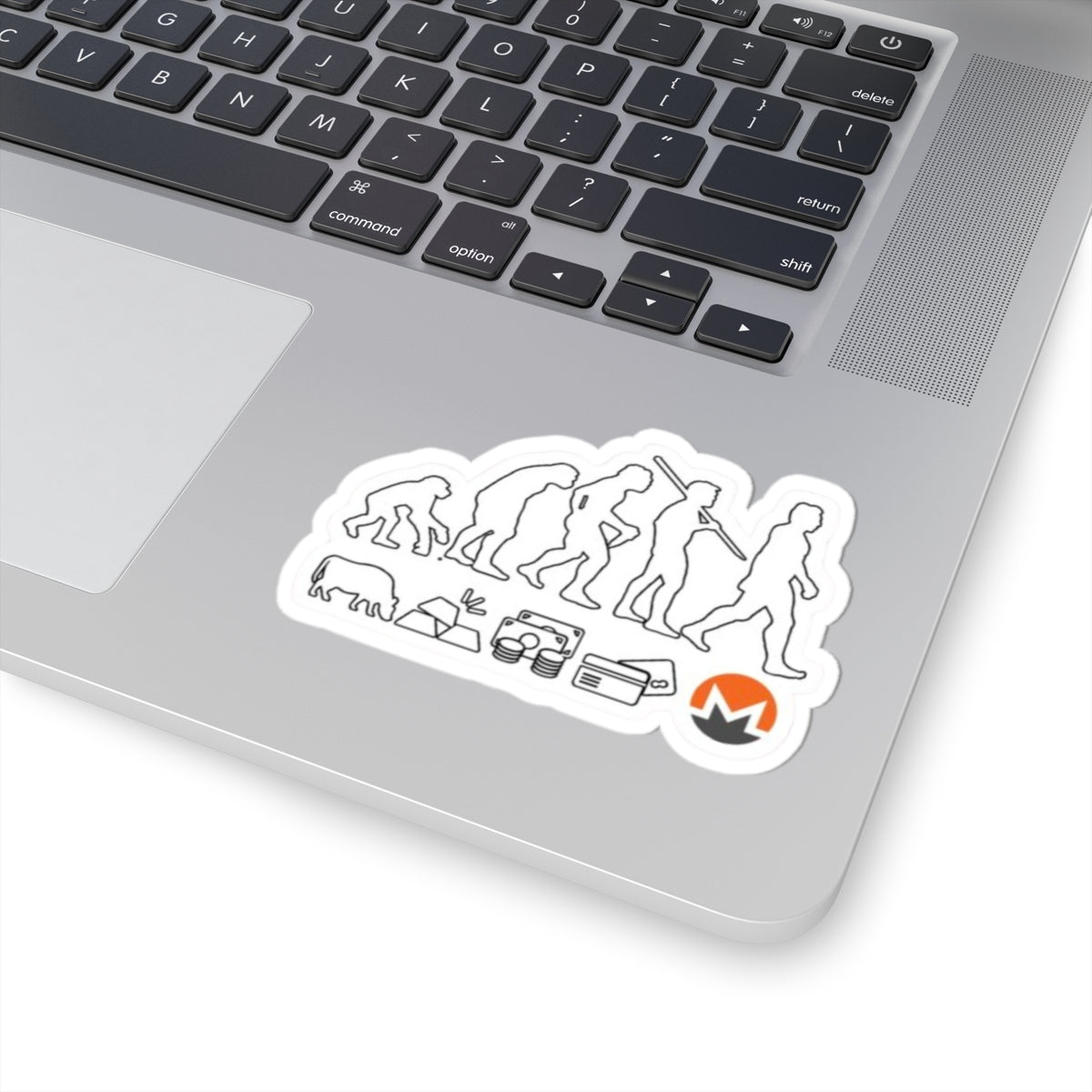 "Evolution Of Money" Sticker