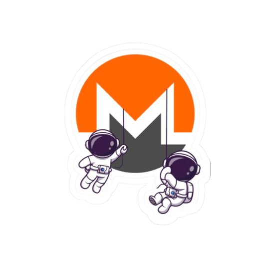 "Monero To The Moon" Sticker