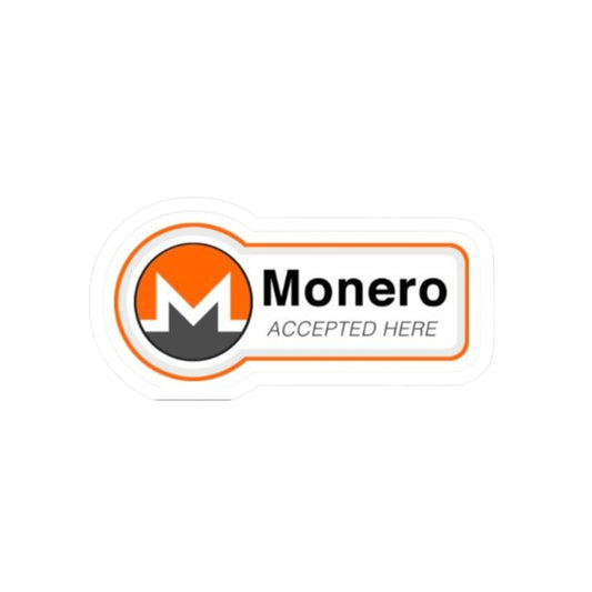 "Monero Accepted Here" Sticker