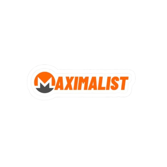 "Monero Maximalist" Sticker